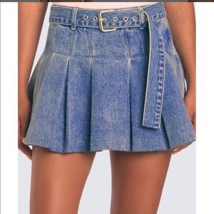 Amanda Uprichard Dixon Denim Skort